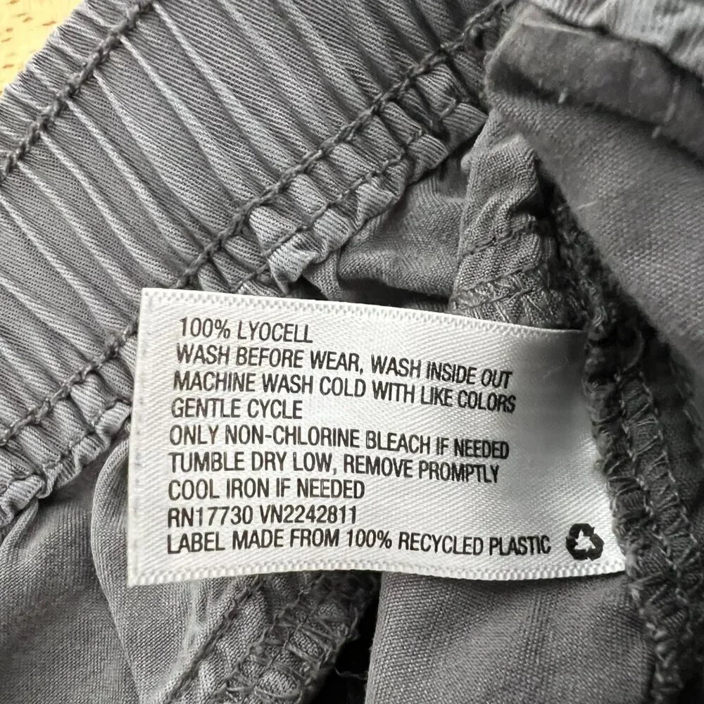 Knox Rose Womens Cargo Jogger Pants Drawstring Gray Size XS Lightweight
